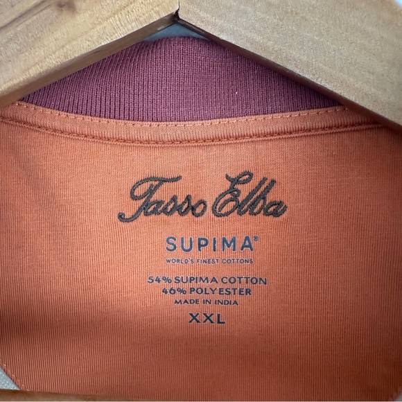 Tasso Elba Men’s Bundle of Supima Cotton Blend Polo Shirts Set of 2 - Picture 8 of 10